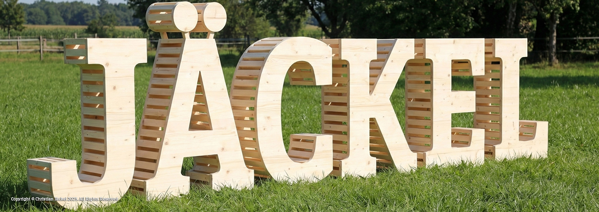 Stehende Buchstaben für Firmen und Events Stehende Buchstaben für Firmen und Events